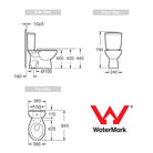 Mobi Close Coupled Toilet Suite S Trap Toilets ECT 