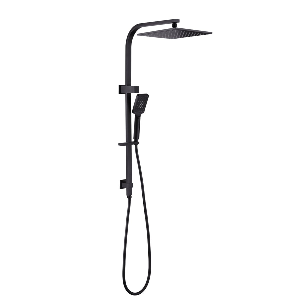 Nero Celia 250mm Square Shower Set Matt Black Showers Nero 