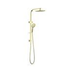 Nero Dolce 250mm Round Twin Shower Brushed Gold showers Nero 