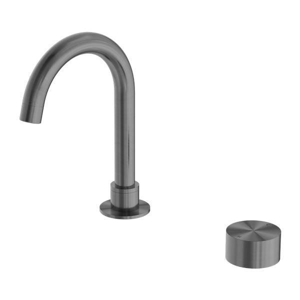 Nero KARA Progressive Basin Set Gun Metal Tapware Nero 