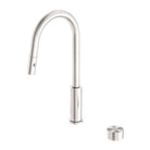 Nero KARA Progressive Pull Out Kitchen Set BRUSHED NICKEL Tapware Nero 