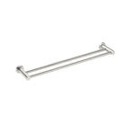 Nero MECCA Double Towel Rail 800MM BRUSHED Nickel 1930D-BN Accessories Nero 