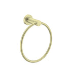 Nero Mecca Hand Towel Ring BRUSHED GOLD 1980-BG Accessories Nero 