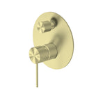 Nero MECCA Shower Mixer With Divertor BRUSHED GOLD YSW2219-09A-BG Tapware Nero 