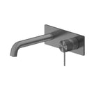 Nero MECCA Wall Basin Mixer 160MM GUN META YSW2219-07A-GM Tapware Nero 