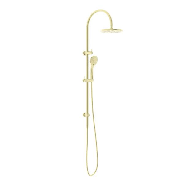 Nero Mecca/Dolce Twin Shower with Air Shower Brushed Gold showers Nero 