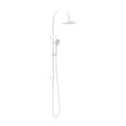 Nero Mecca/Dolce Twin Shower with Air Shower Matte White showers Nero 