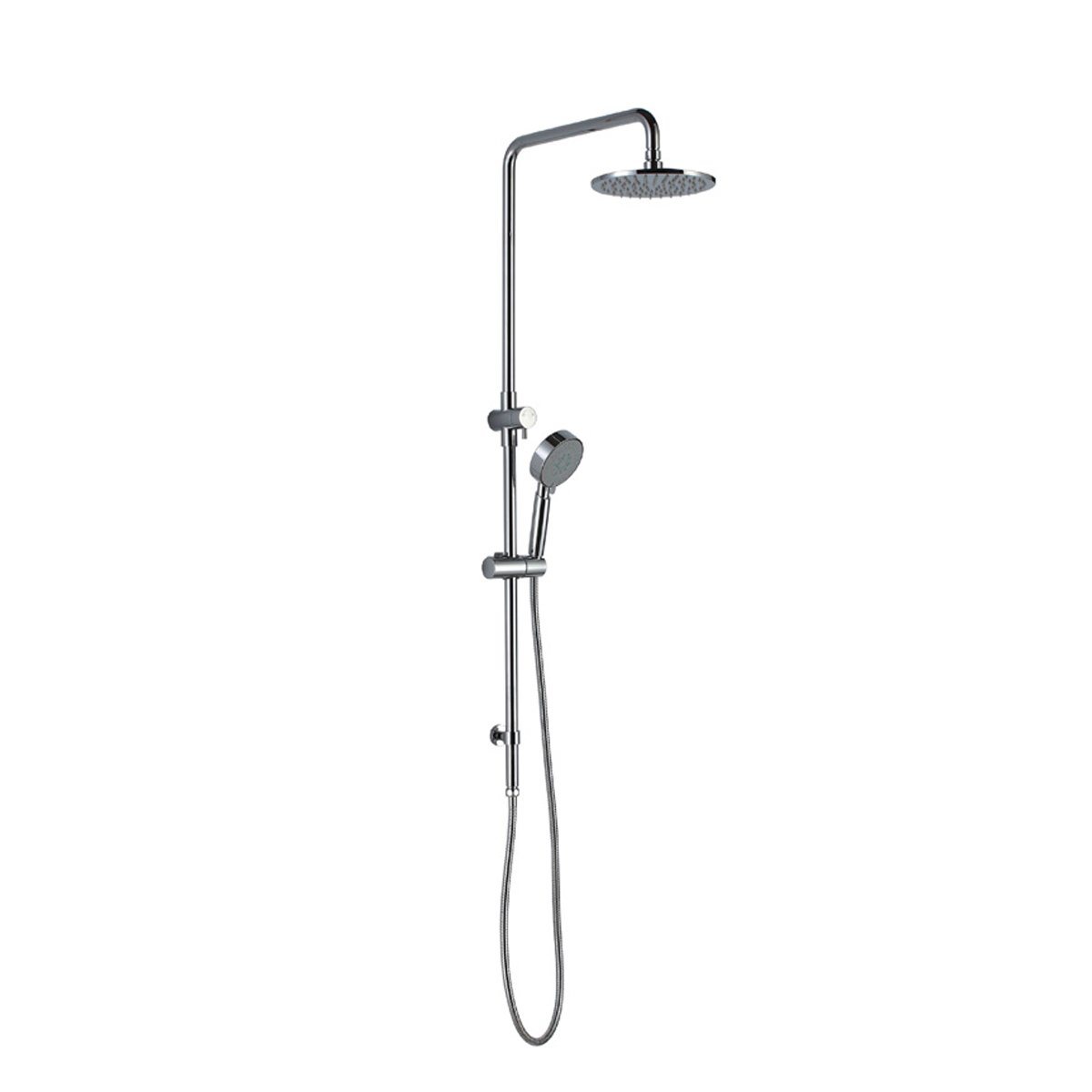 Nero Nova Round Twin Shower Set Chrome Showers Nero 