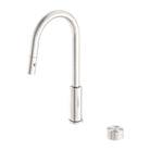 Nero OPAL Progressive Pull Out Kitchen Set Brushed Nickel Tapware Nero 