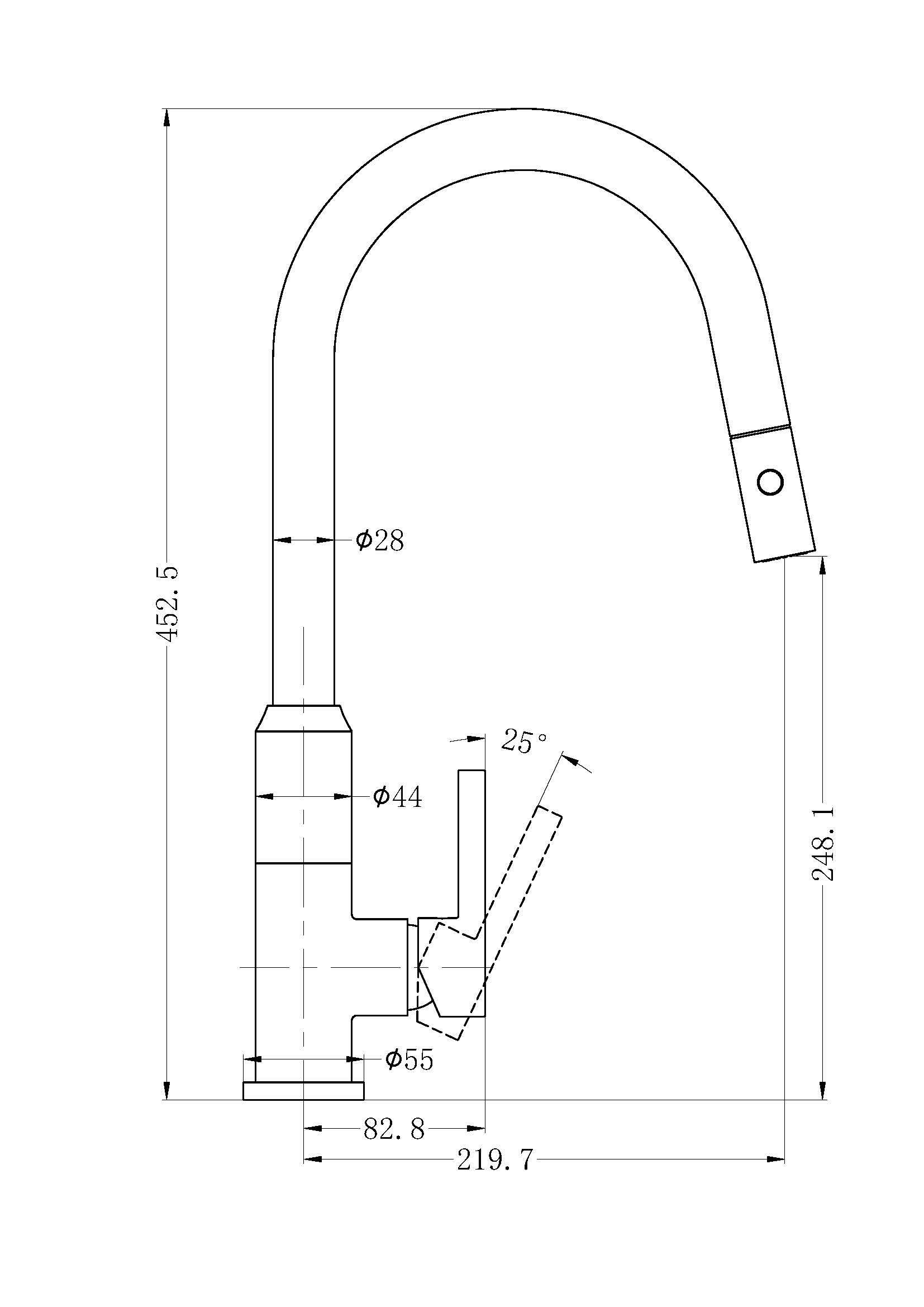 Nero Pearl Pull Out Sink Mixer with Vegie Spray Function Gun Metal YSW2317-08-GM Tapware Nero 