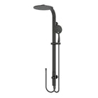 Nero Rain Round Shower Set Double Hose Matt Black Showers Nero 