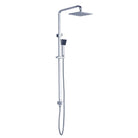 Nero Vibe Square Shower Set Chrome showers Nero 