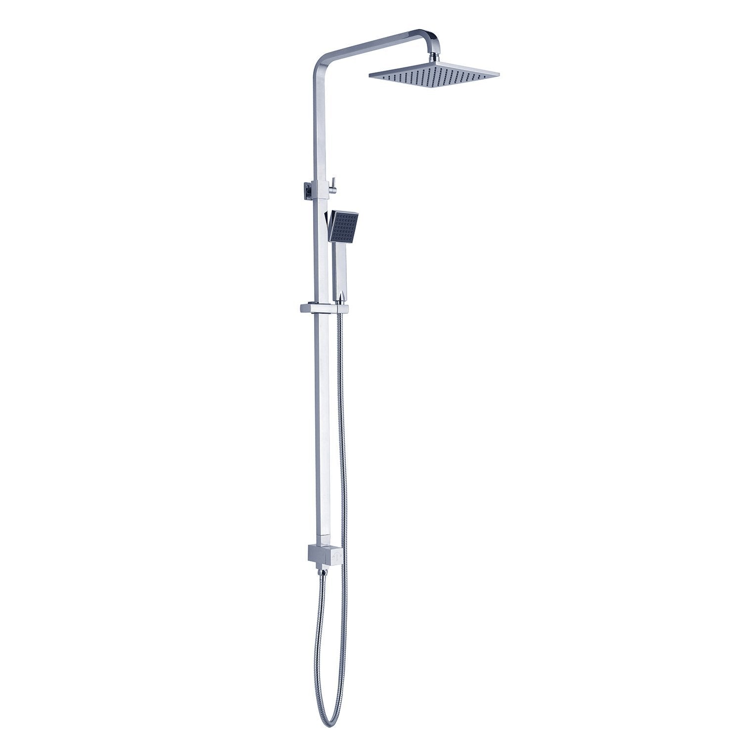 Nero Vibe Square Shower Set Chrome showers Nero 