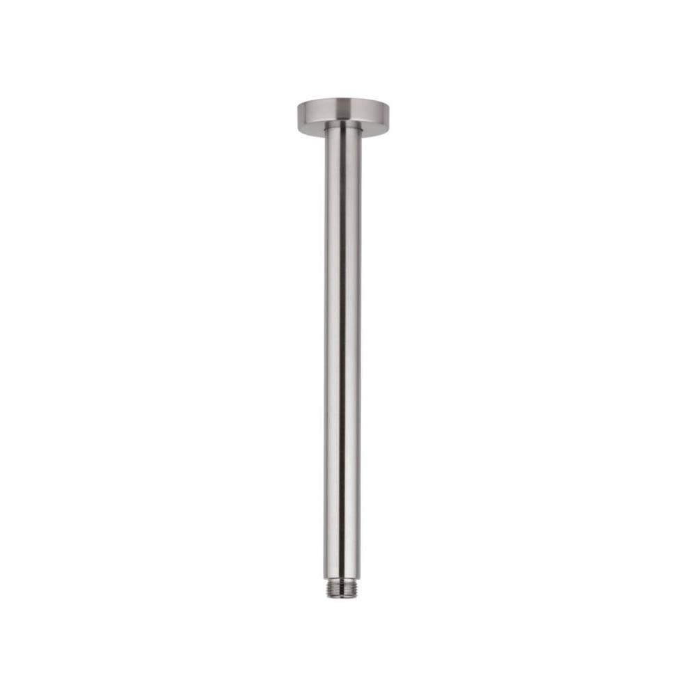 NIKO Ceiling Dropper in Brushed Nickel 400mm Showers ECT 