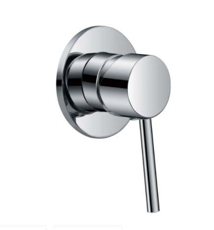 NIKO-II Pin Hdl Shower Mixer in Brushed Nickel Tapware ECT Chrome 