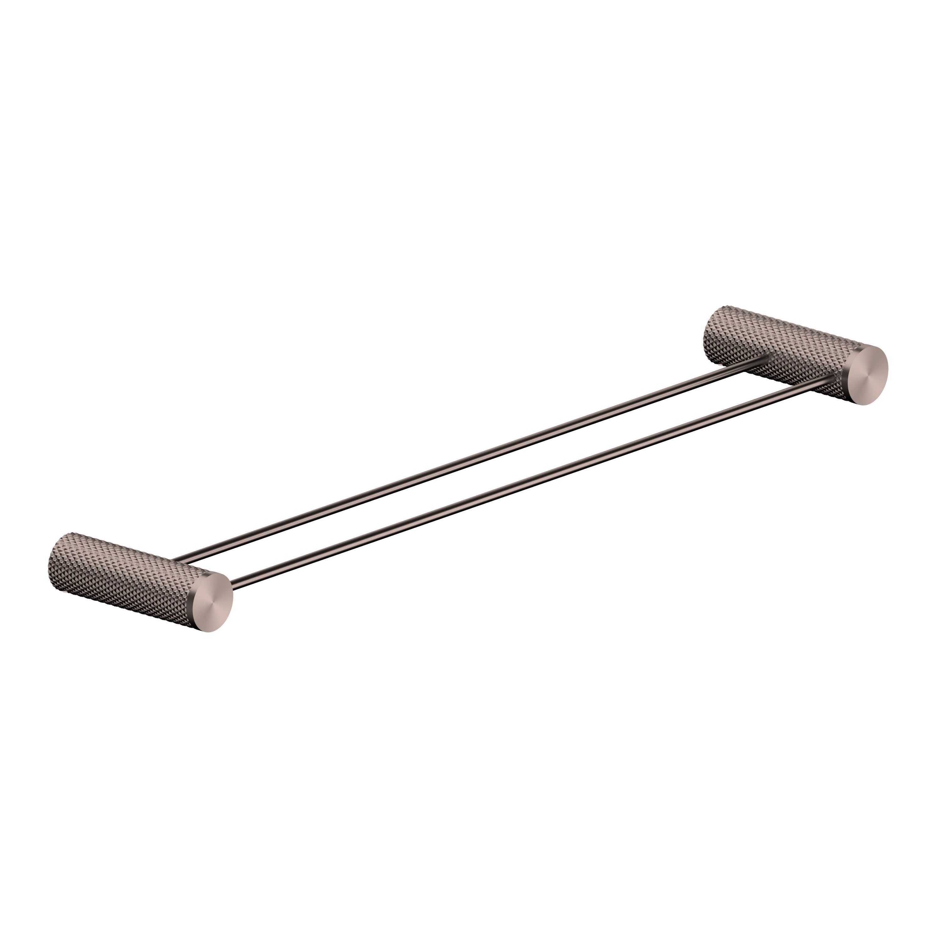 Opal Double Towel Rail 600mm BRUSHED BRONZE 2524D-BZ Accessories Nero 