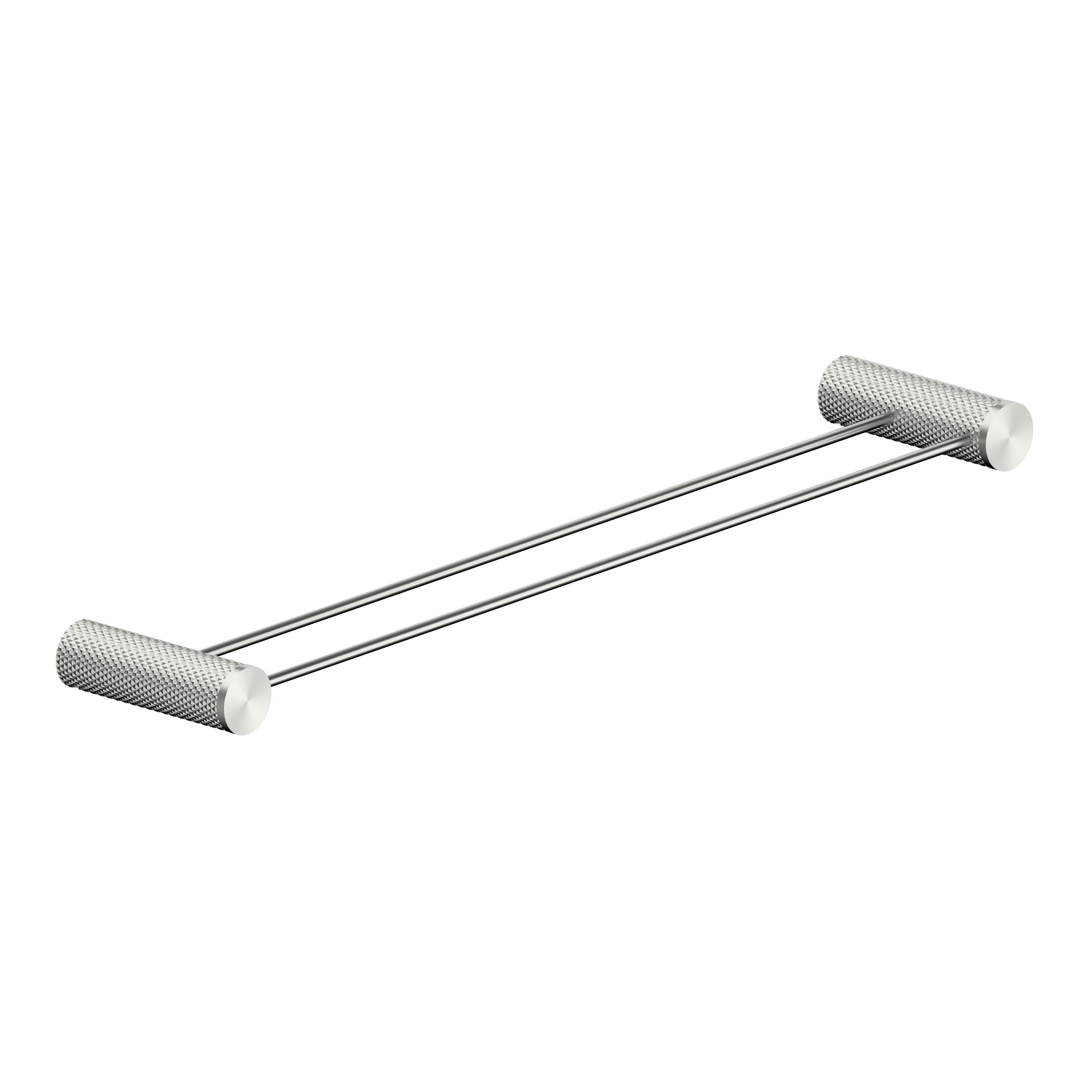 Opal Double Towel Rail 600mm BRUSHED NICKEL 2524D-BN Accessories Nero 