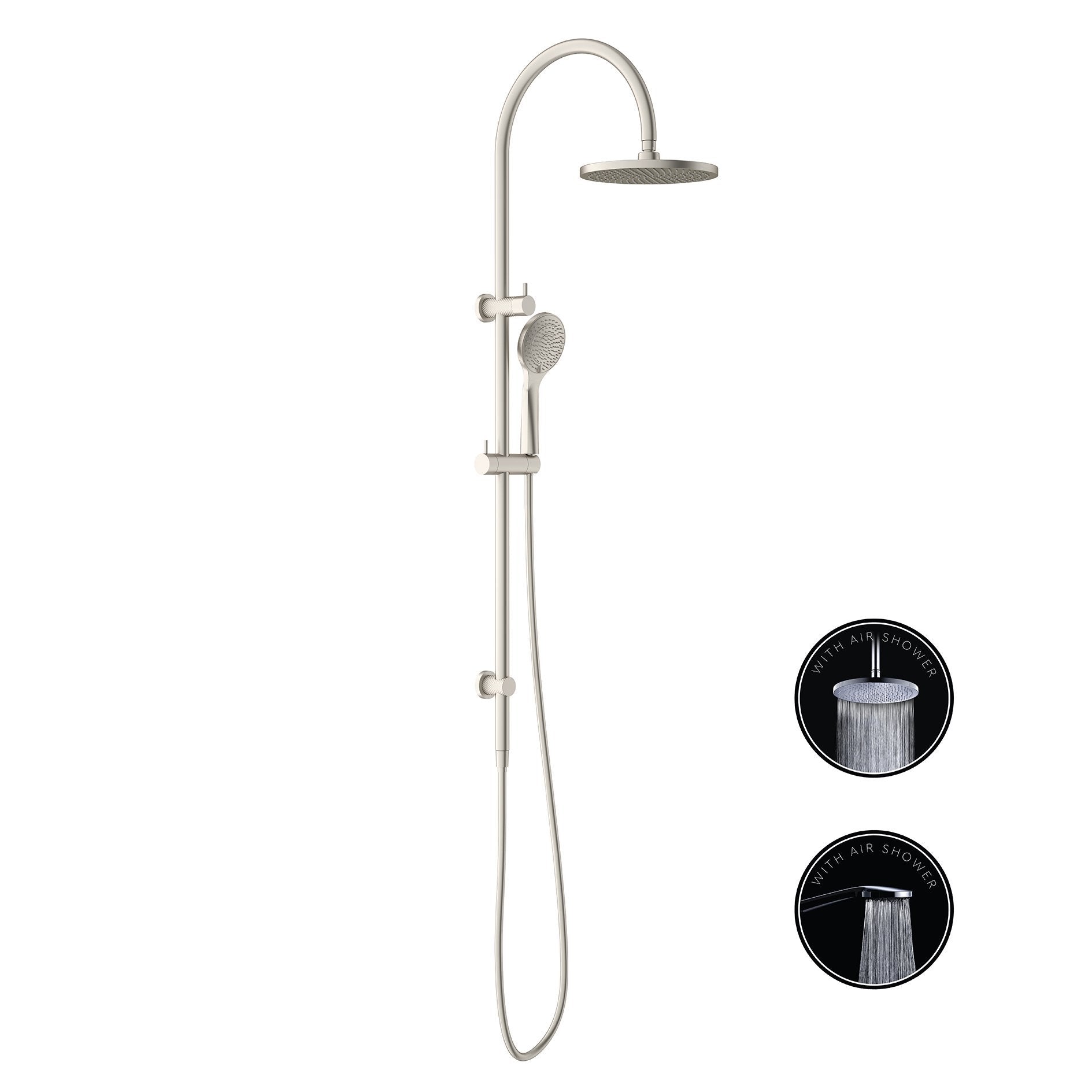 Opal Shower Set Brushed Nickel YSW2519-05B-BN Showers Nero 