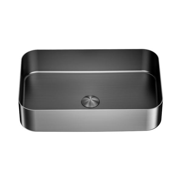 OPAL Stainless Steel Above Counter Basin GRAPHITE Basins Nero 