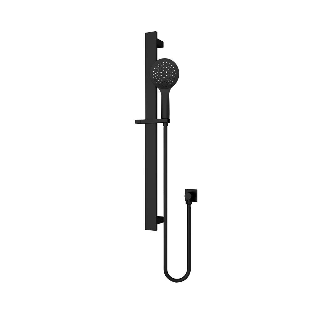 Rain 3 Function Rail Shower Matte Black YSW303-MB Showers Nero 