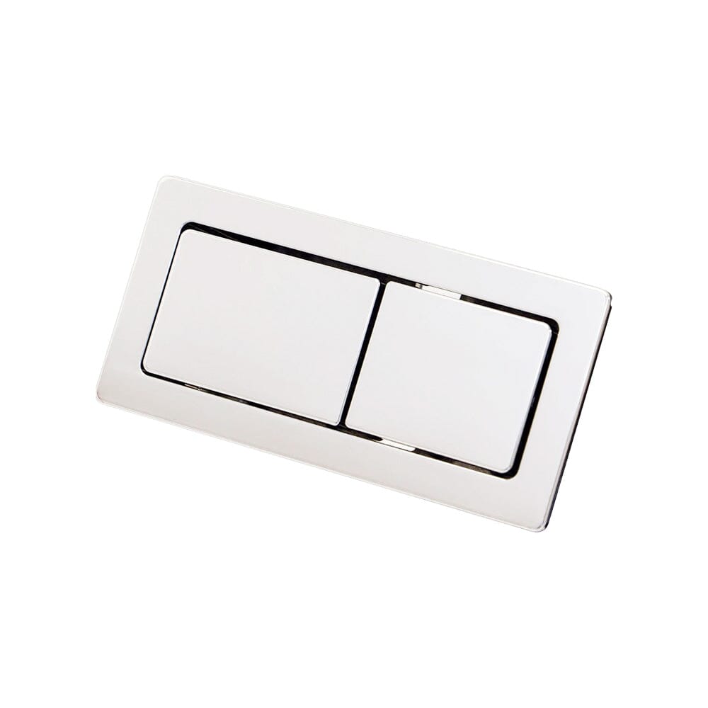 Rectangular Toilet Flush Button Chrome Toilets Arova 