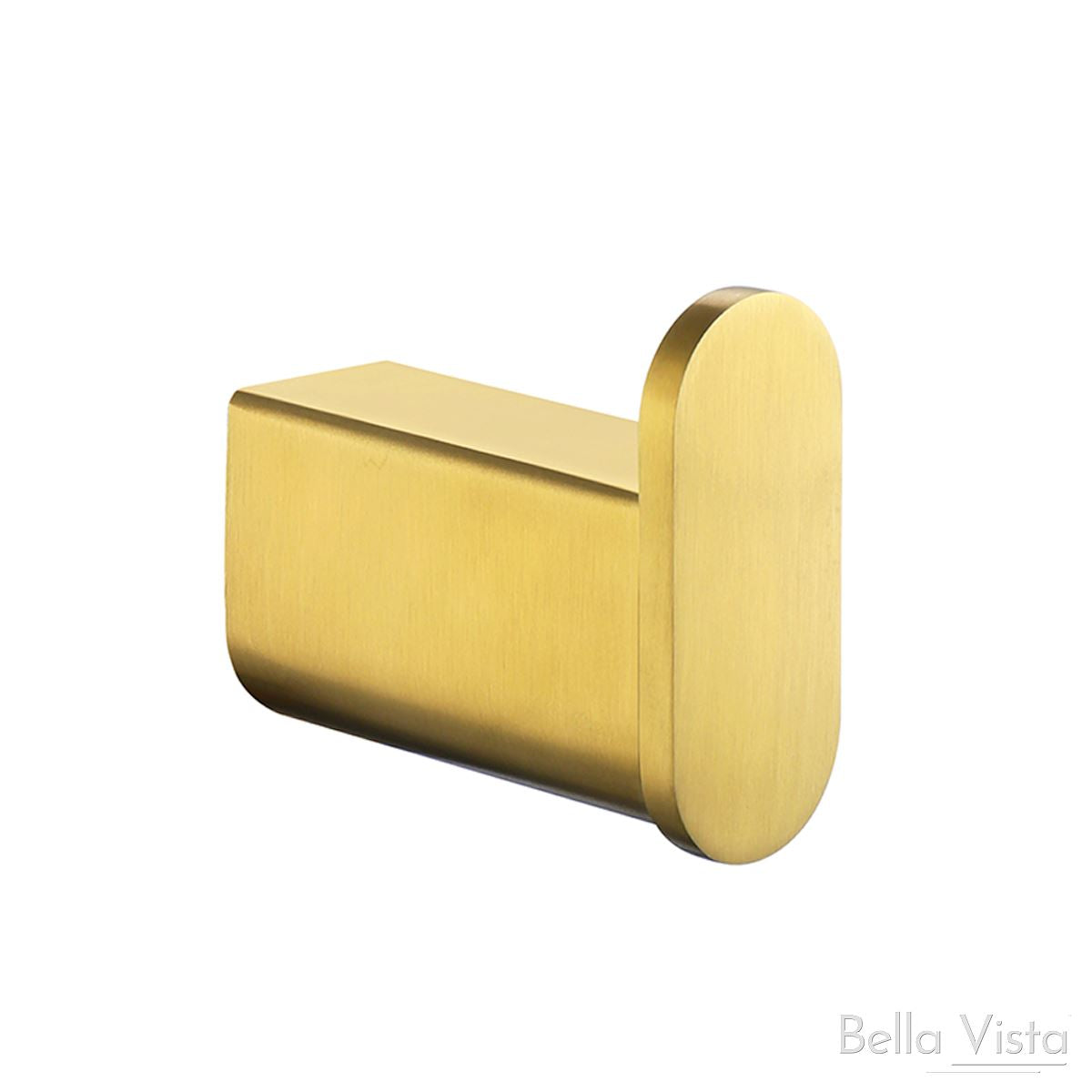 Robe Hook - Pradus - 'Curved' Accessories Bella Vista Brushed Gold 