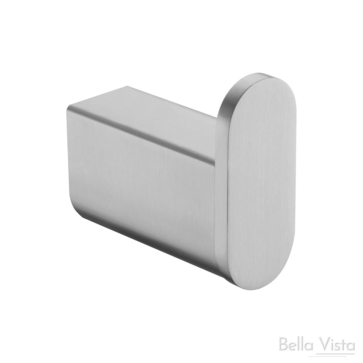 Robe Hook - Pradus - 'Curved' Accessories Bella Vista Brushed Nickel 