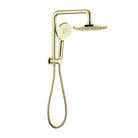 ROELEX Compact Twin Shower Set Brushed Brass Showers ECT 