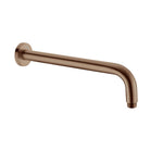 Round Shower Arm Brushed Bronze YSW502-BZ Showers Nero 