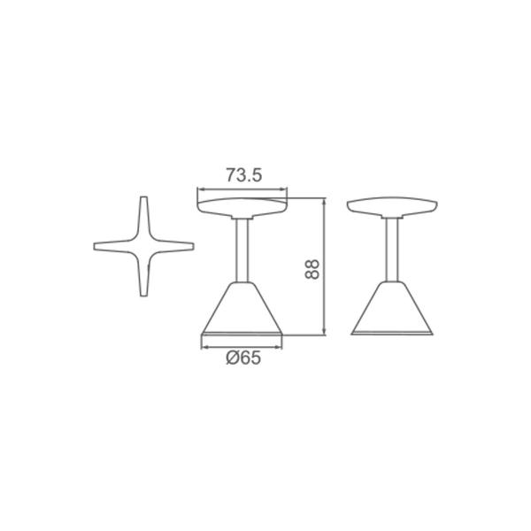 Sea Star Wall Top Assembly - WT253 Tapware ECT 