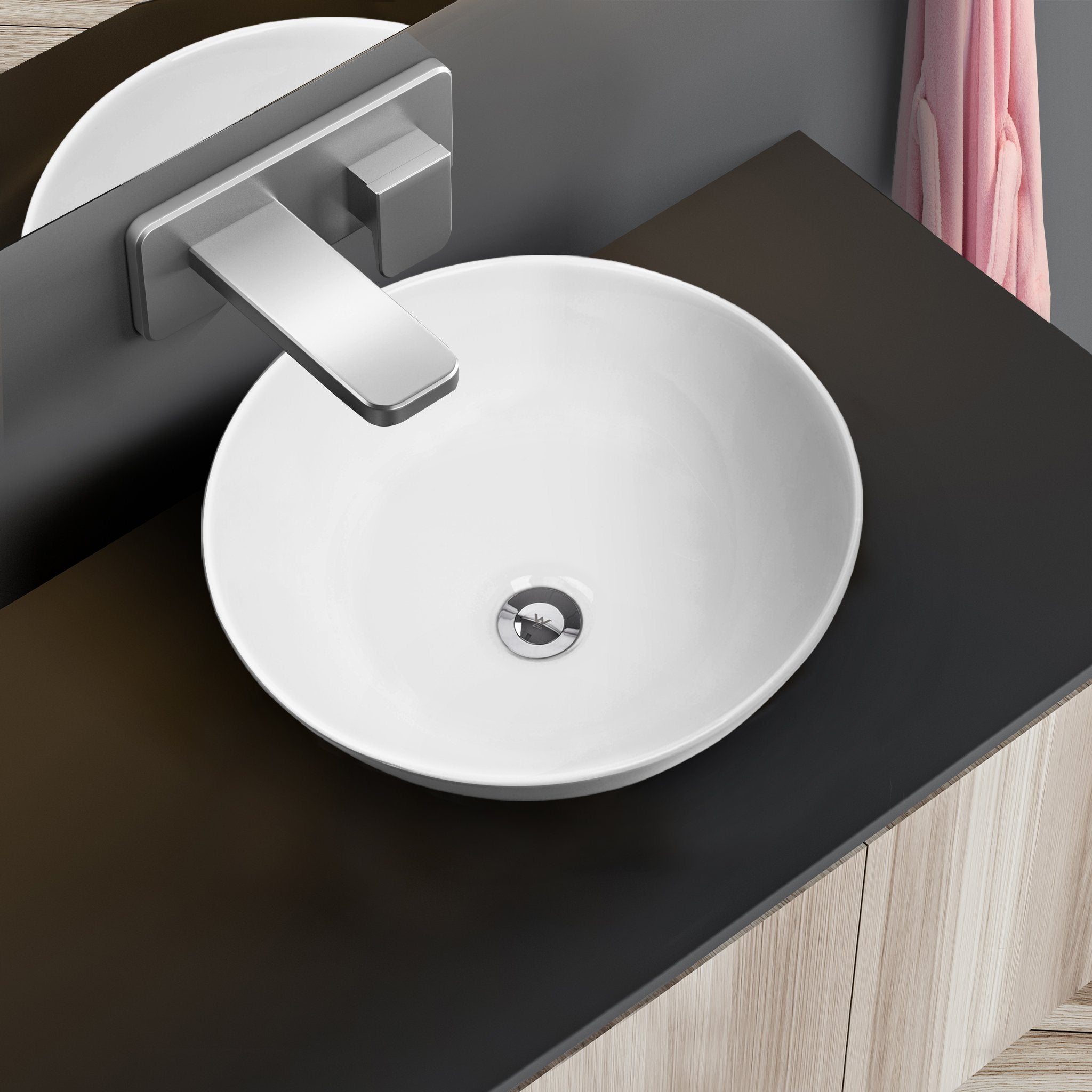 SERENITY Round Above Counter Basin Gloss Basins ECT 