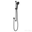 Shower Rail - Round Matte Black showers Bella Vista 