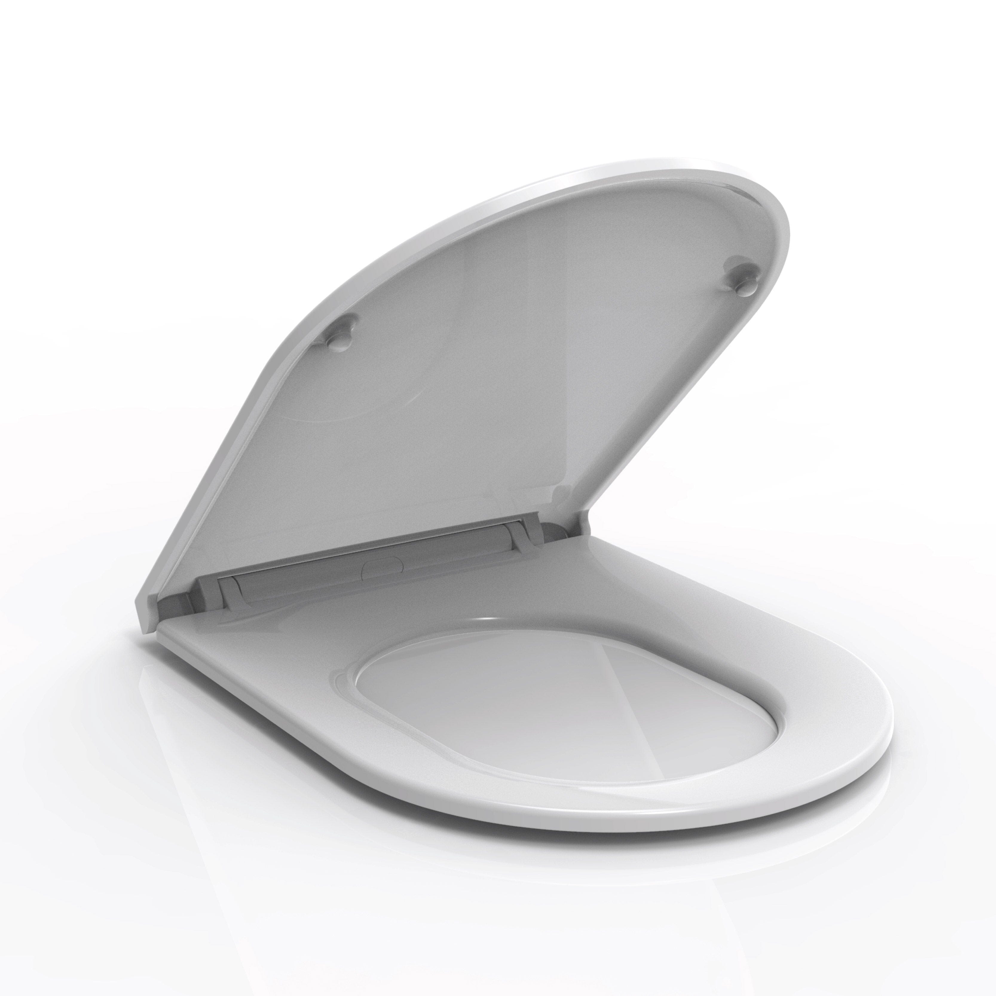 Soft Close UF Toilet Seat with Quick Release Design Short projection Accessories Arova 