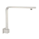 Square Swivel Ceiling Arm Brushed Nickel Showers Nero 