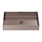 Stainless Steel Above Counter Basin BRUSHED BRONZE Basins Nero 