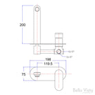 Supra Mixer and Spout Combo Chrome Tapware Bella Vista 