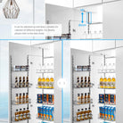 Tandem Pantry - Chrome Basket Storage Arova Kitchens & Bathrooms 