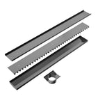 TILE INSERT V CHANNEL FLOOR GRATE 89MM OUTLET GM Shower Grate NERO 