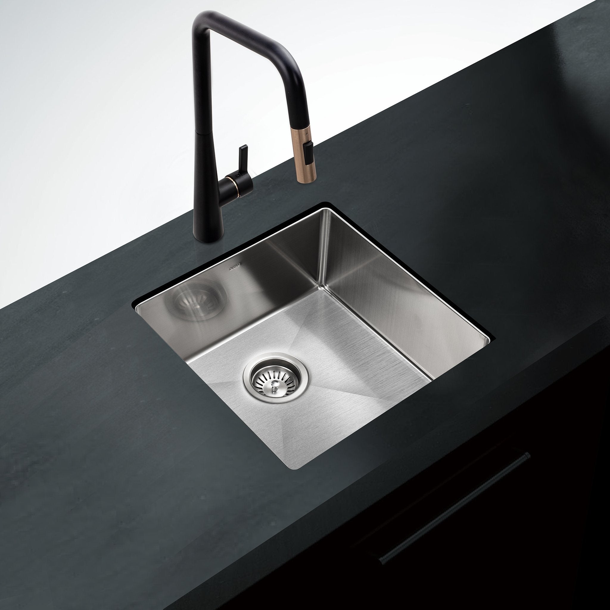 Ultimo 1.5mm 35L Medium Bowl Sink - SSD4545 Sinks Arova 