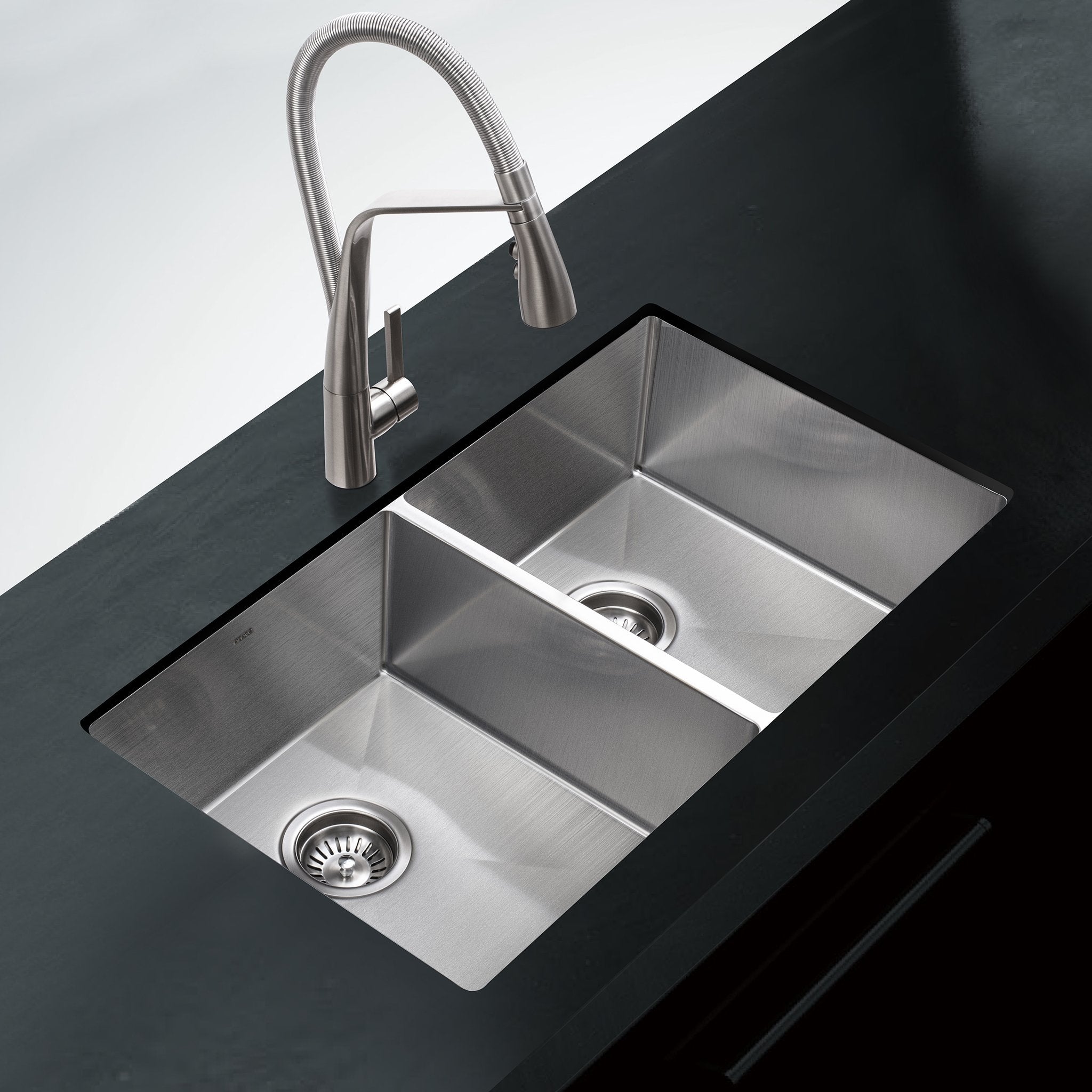 Ultimo 1.5mm double bowl sink - SSD8045D Sinks Arova Kitchens & Bathrooms 