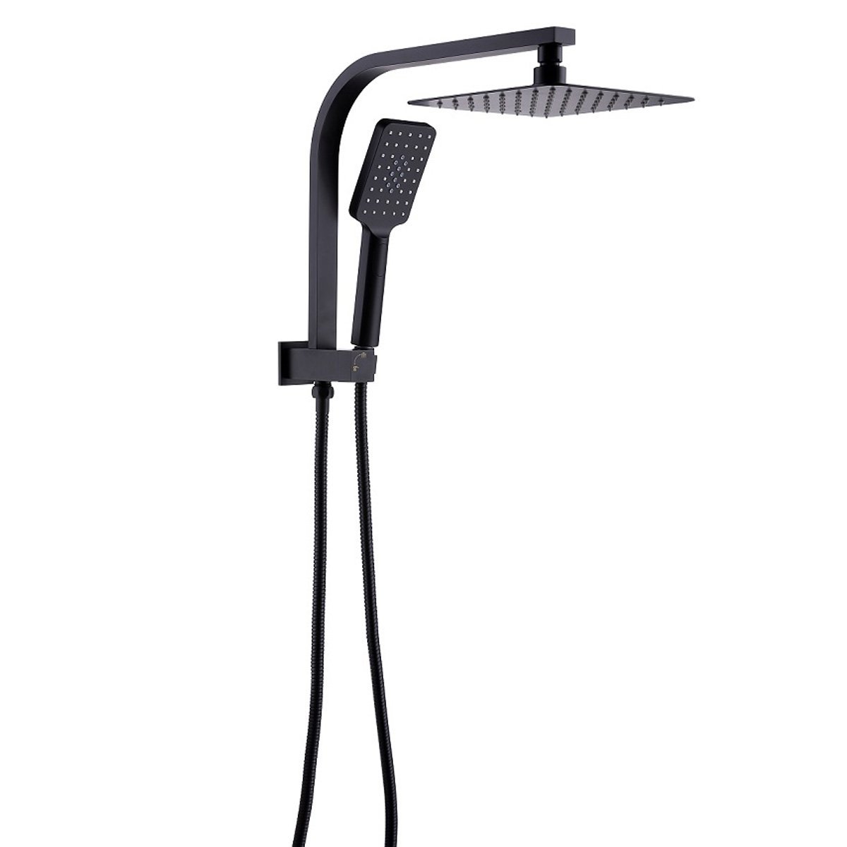 VIVA Compact Rain Shower Square Matte Black Showers Arova 