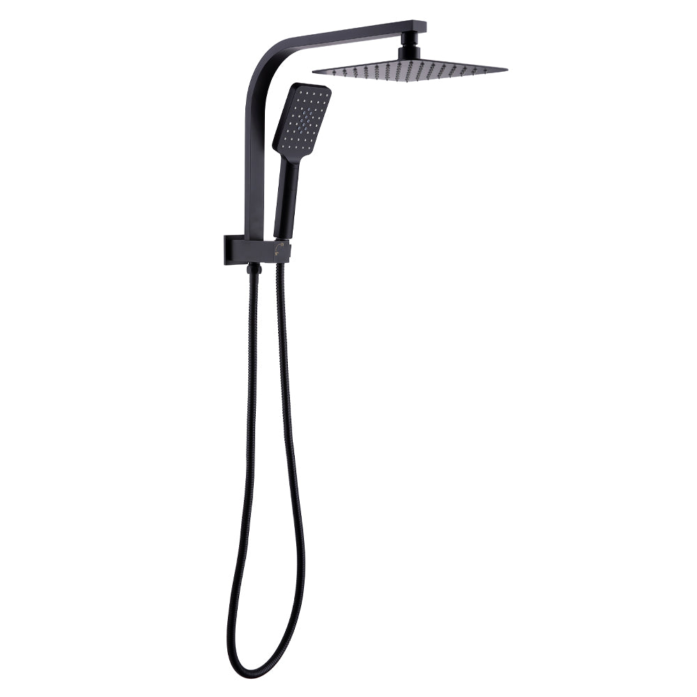 VIVA Compact Rain Shower Square Matte Black Showers Arova 