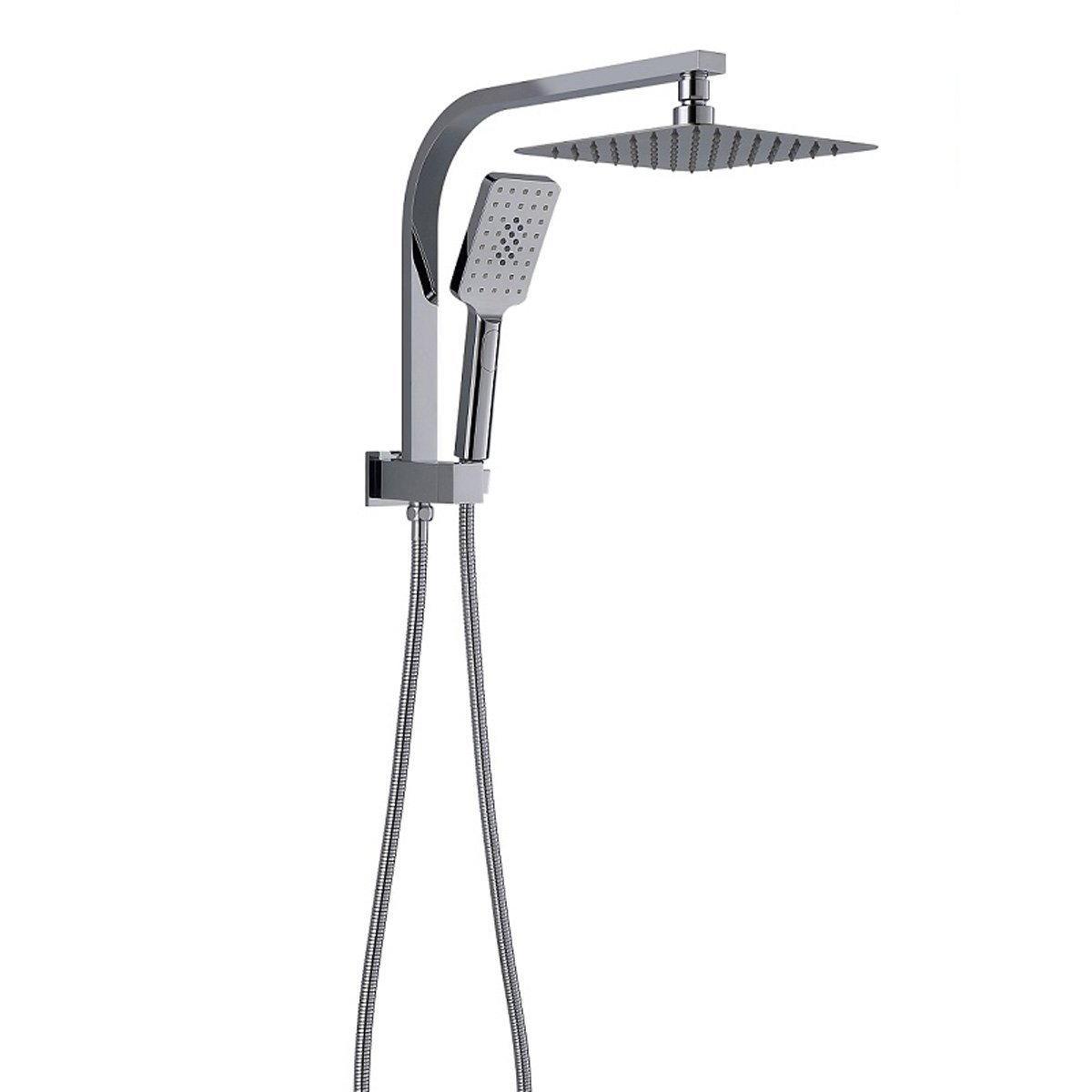 VIVA Compact Twin Shower Square Chrome Showers Arova 