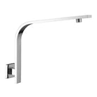 VIVA High Rise Shower Arm Square Chrome Showers Arova 