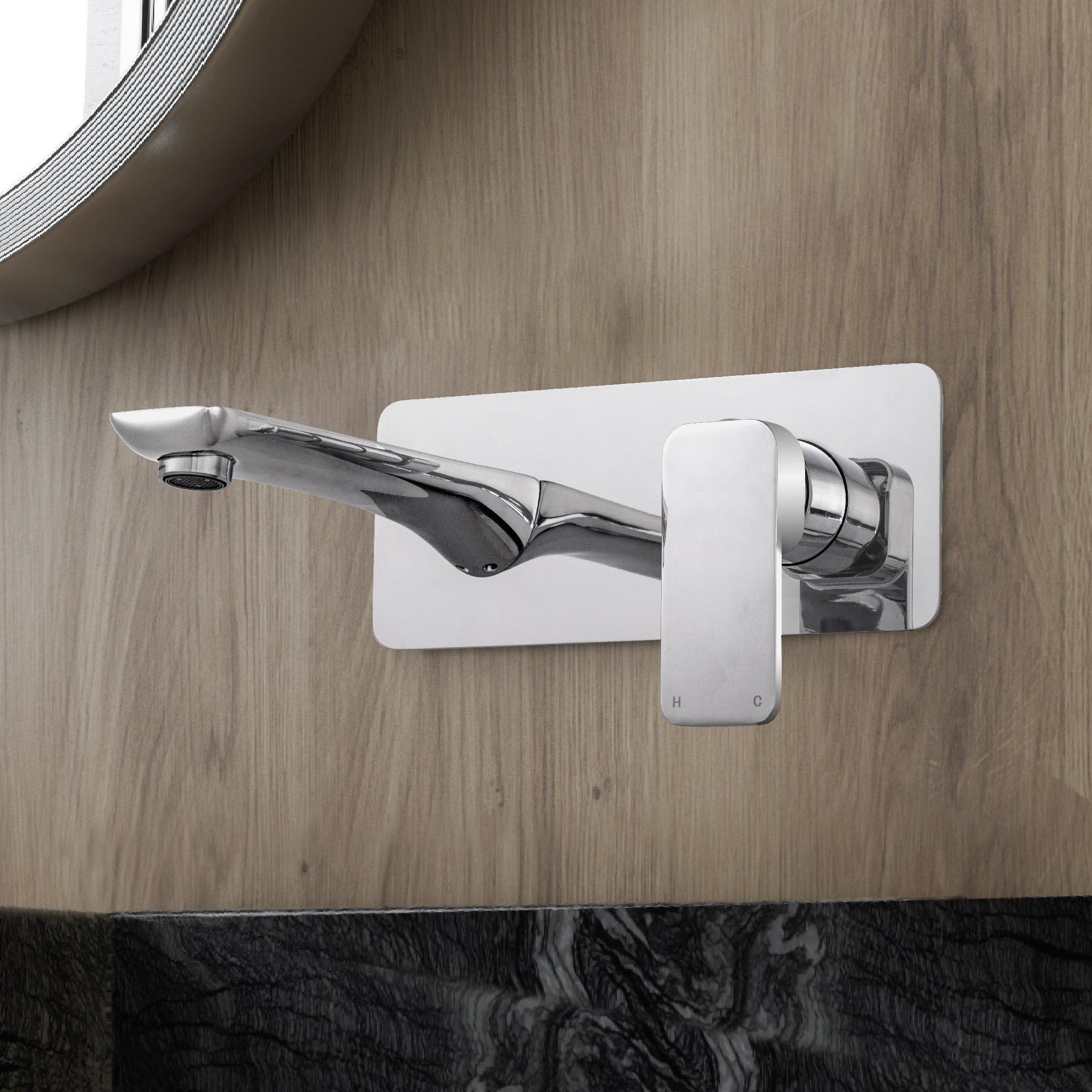 VIVA Wall Mount Bath Basin Mixer Chrome - BT-204C Tapware Arova 