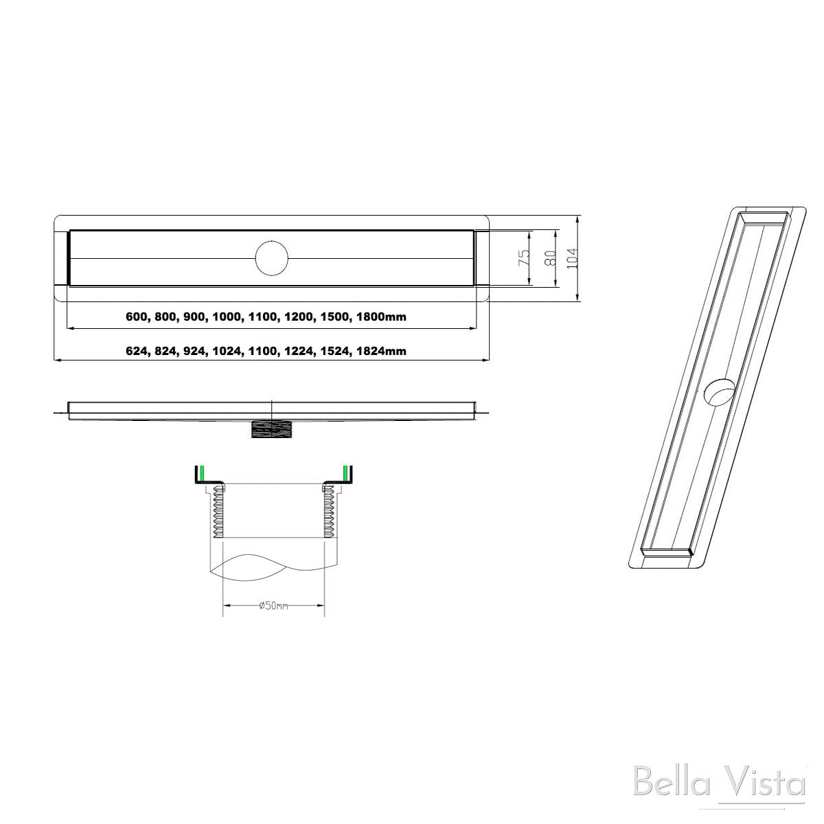 Zenon Range - Mito Style Grates Showers Bella Vista 